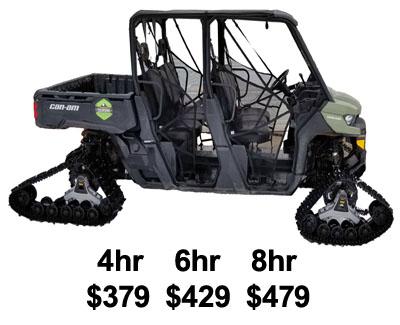 2023 UTV Can-Am 6-Seater With Snow Tracks